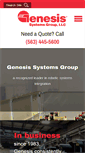 Mobile Screenshot of genesis-systems.com